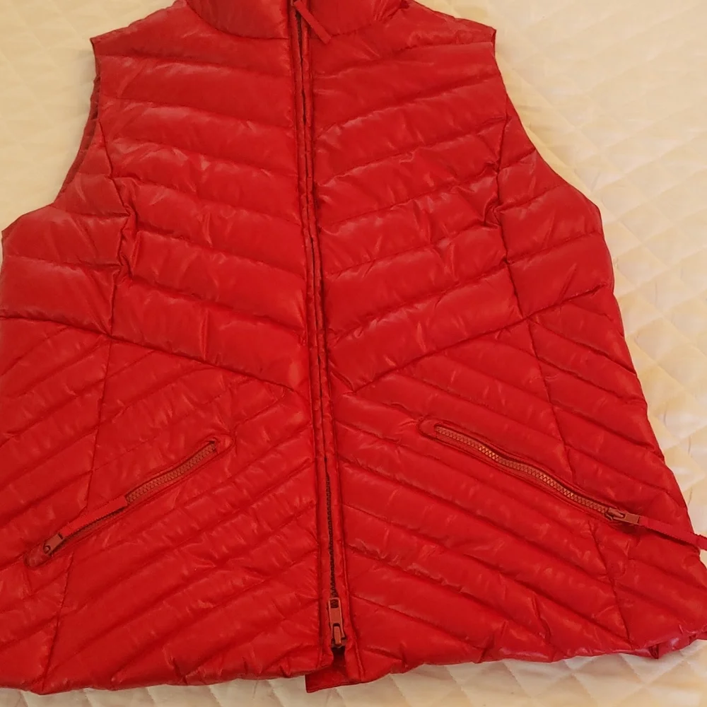 Talbots Red Vest - Picture 2 of 4